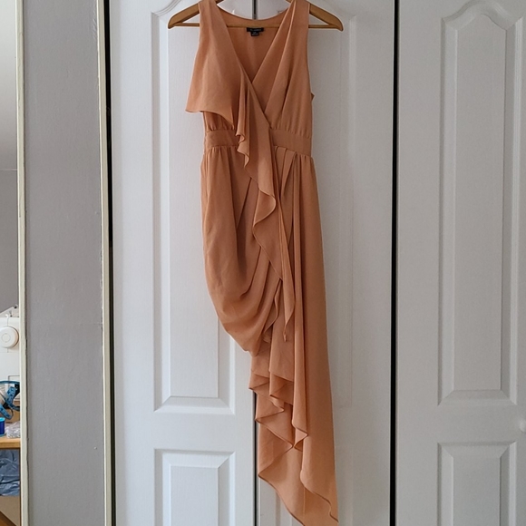 Blush Goddess Asymmetrical Dress - Picture 1 of 3
